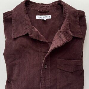 Men's Corduroy Shirt S